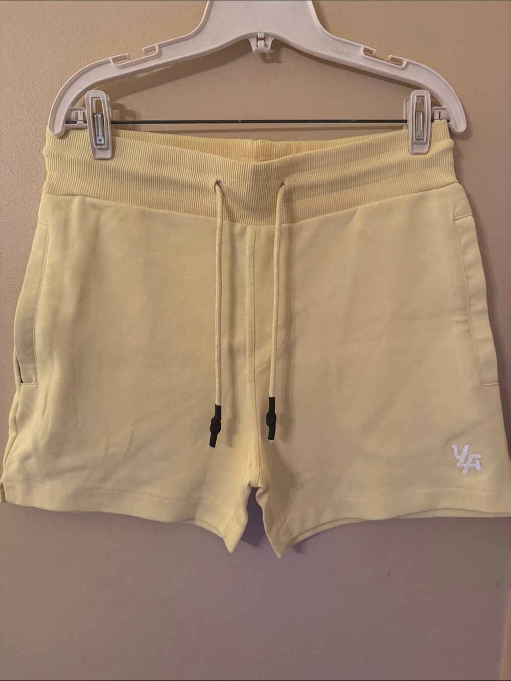 YoungLa Light Yellow Drawstring Lounge Shorts